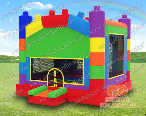 Building blocks bounce house