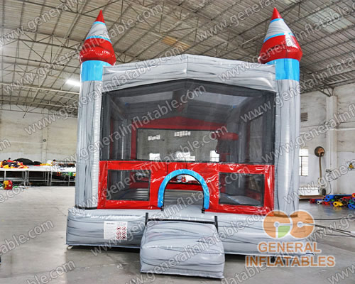 Grey marble bounce houses