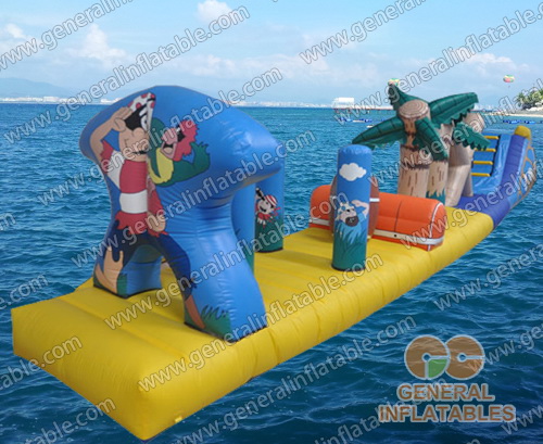 Cartoon Funland Inflatable Water Games