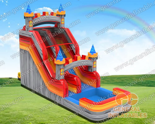 Castle water slide