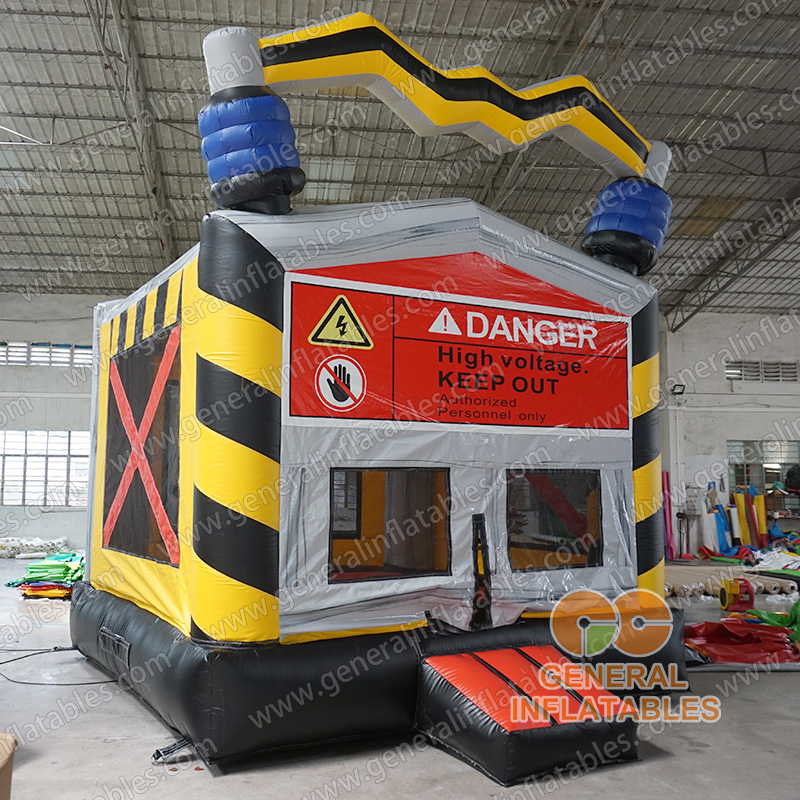 High voltage bounce house