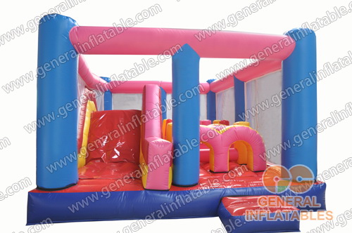 Obstacle slide combo game