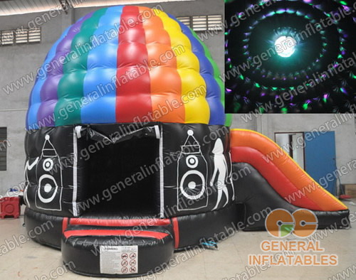 Disco dome with slide