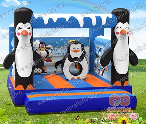 Penguin bounce house