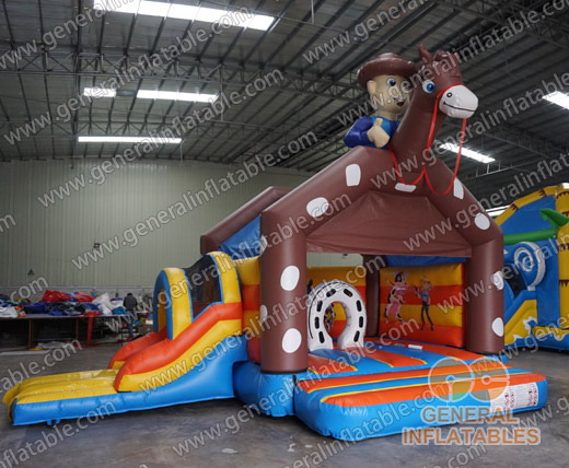 Cowboy inflatable combo