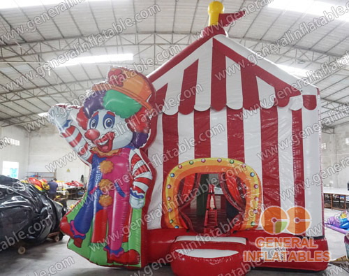 Circus show bounce house