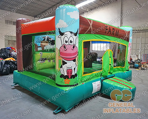 indoor farm bounce house