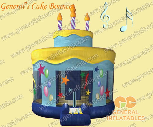 birthday cake bouncer for kids