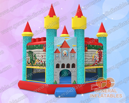 Sparkle dragon bounce house