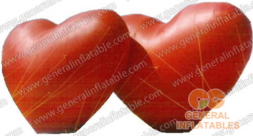 Inflatable advertising red heart for sale