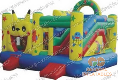 Pikachu inflatable funland