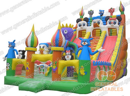 Inflatable amusement park