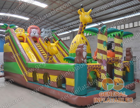 Inflatable Jungle funland