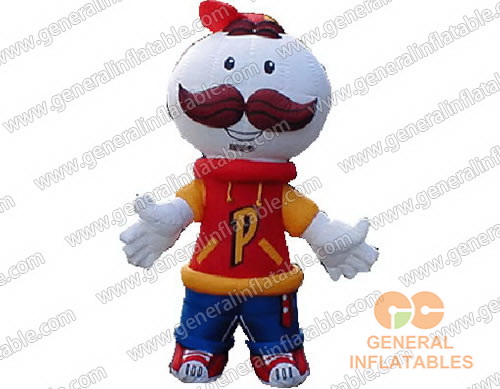 Mascot Ad Inflatable Moving Cartoon