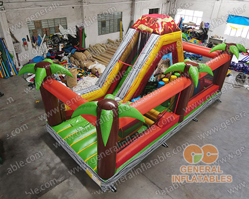 Volcano obstacle course