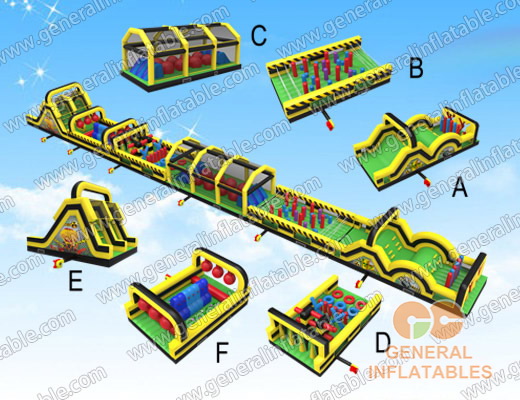 Large Linear Obstacle course