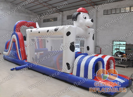 Dalmatian obstacle course