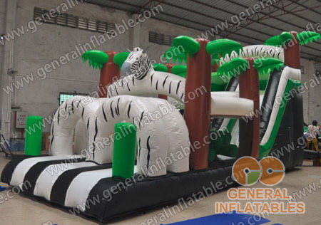 Zebra in Jungle obstacle