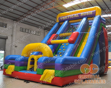 Inflatable vertical rush