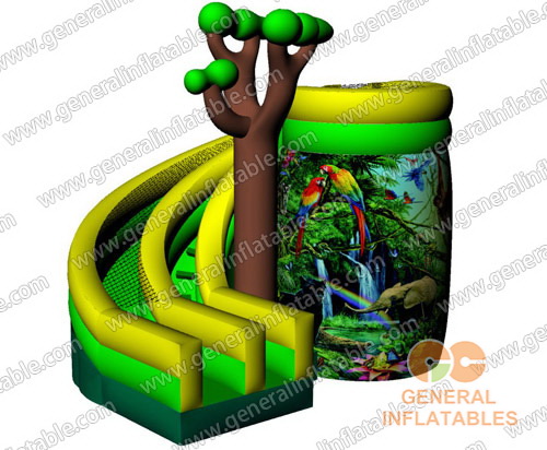 Twister jungle slide