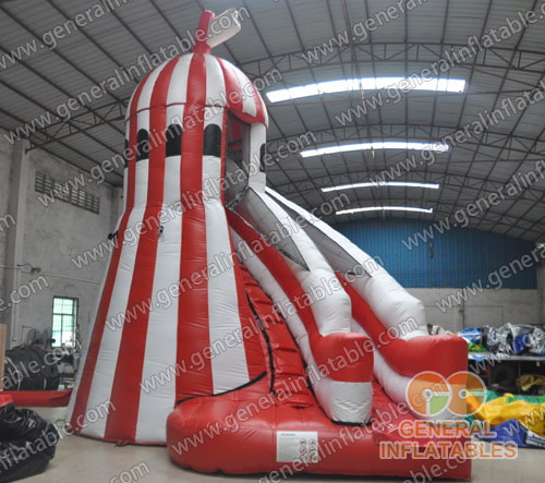 Inflatable Helter Skelter Slide