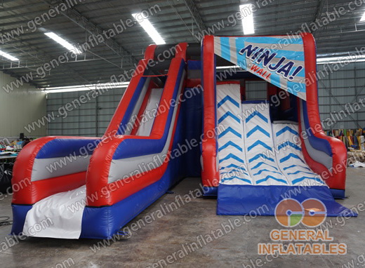 Jungle theme spider climb slide