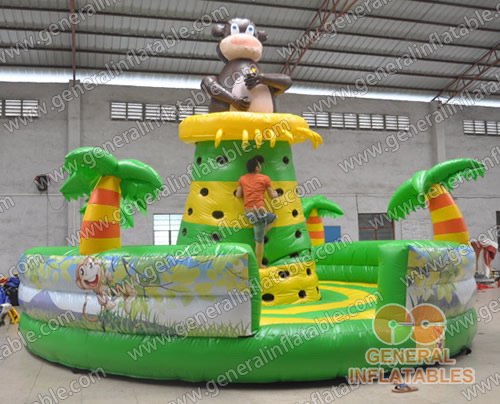 Monkey climbing wall game
