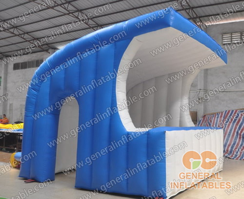 Inflatable booth