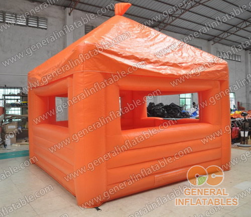 Inflatable booth