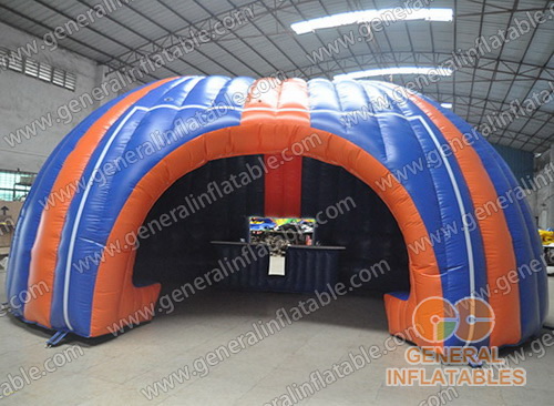 Inflatable booth