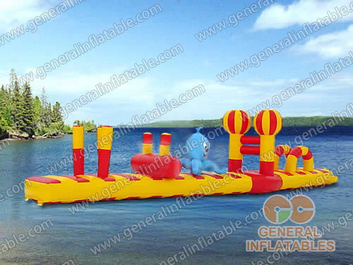 Inflatable Floating Obstacle Course