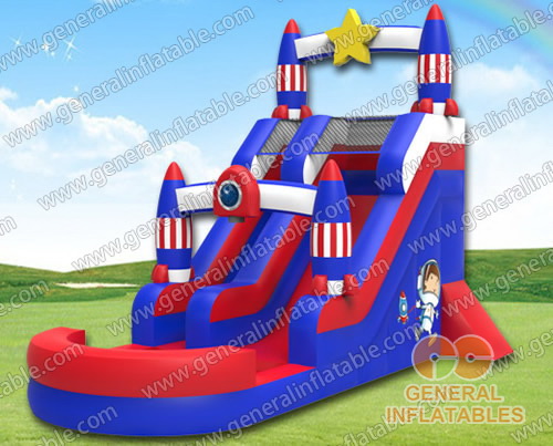 Rocket n star water slide