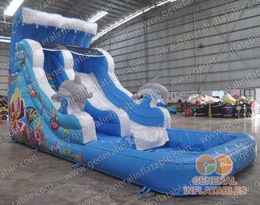 inflatable wave slide