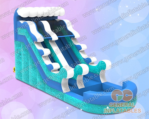 Sparkle blue waterslide