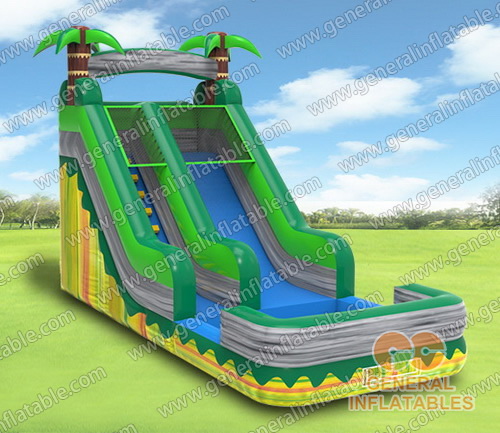 Plam tree water slide