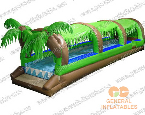 Inflatable Forest Slip N Dip Slide