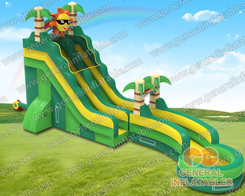 Sunshine curved water slide