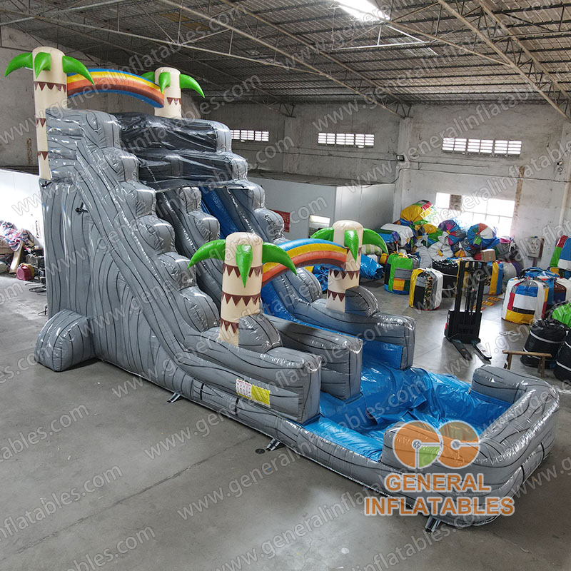 Jungle water slides