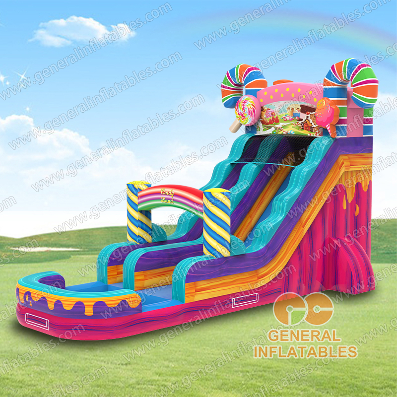 Candy water slide