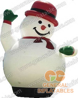 inflatable snowman